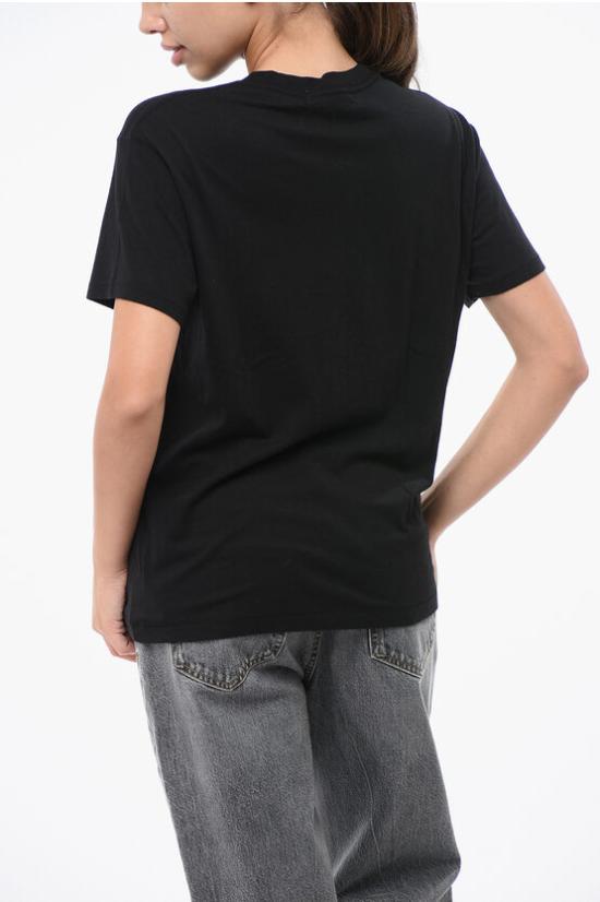  에태르네 반팔 티셔츠 CHLOE007 BLACK Black - ETERNE