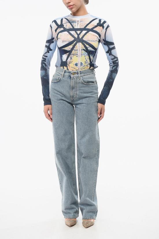  루루 스튜디오 데님 팬츠 SAMUR WHSLB Light blue - LOULOU STUDIO