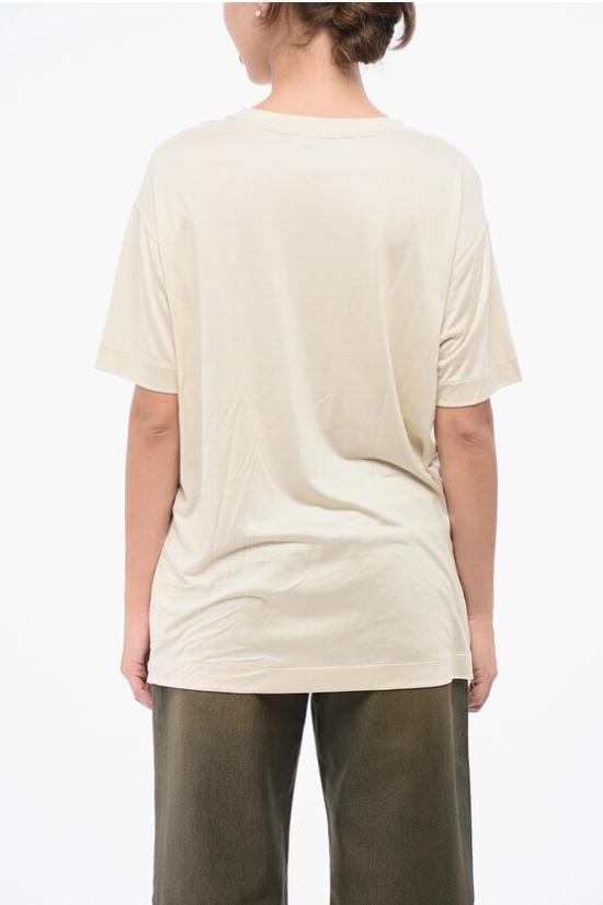  르메르 반팔 티셔츠 TO1295 LJ1026 WH048 Beige - LEMAIRE