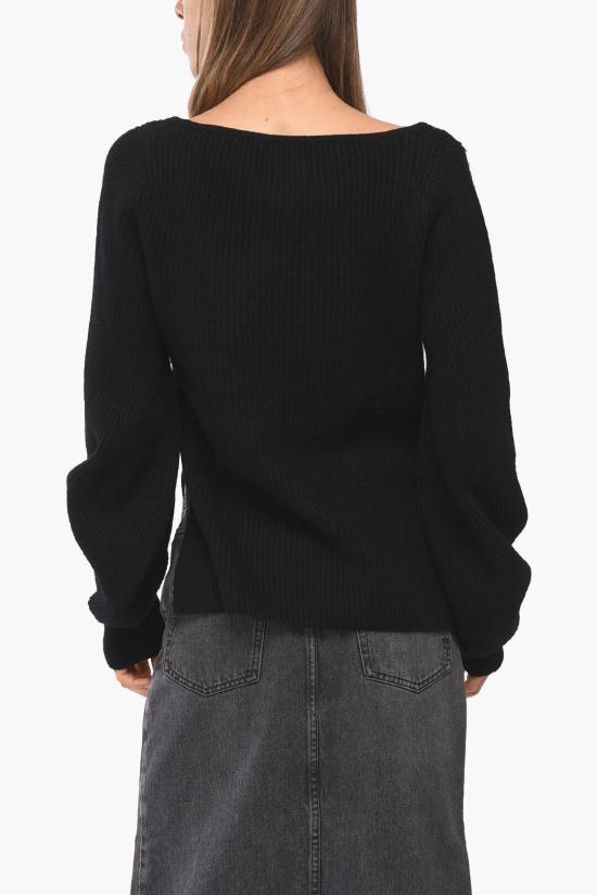  루루 스튜디오 스웨터 HERMUS BLACK Black - LOULOU STUDIO