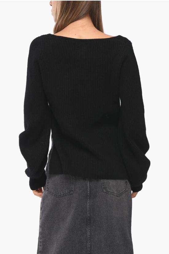  루루 스튜디오 스웨터 HERMUS BLACK Black - LOULOU STUDIO