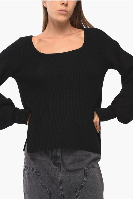  루루 스튜디오 스웨터 HERMUS BLACK Black - LOULOU STUDIO