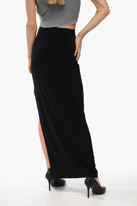  노마카말리 롱 스커트 KK223SPLA52001 BLACK Black - NORMA KAMALI