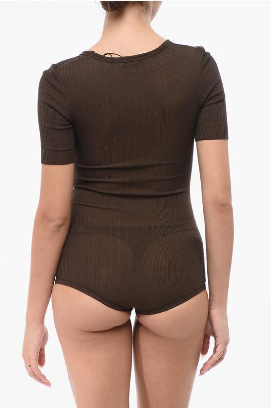  르메르 반팔 티셔츠 TO1158 LK1017 BR490 Brown - LEMAIRE