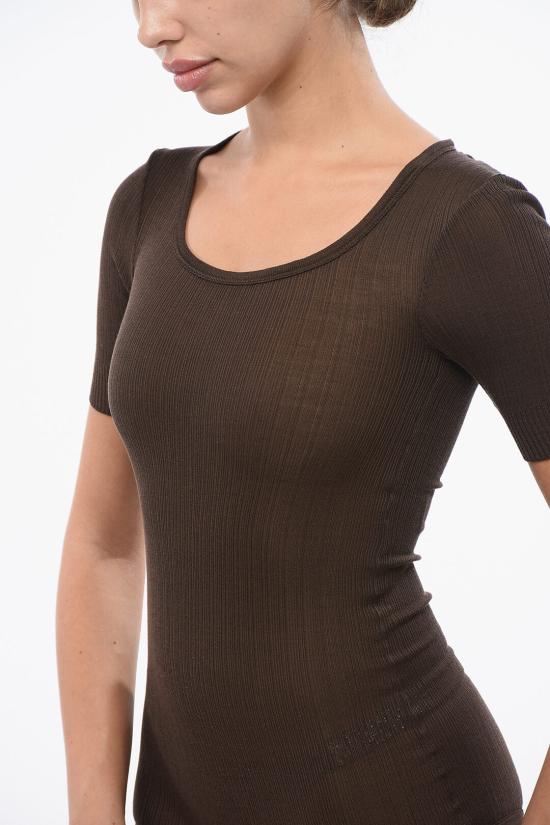  르메르 반팔 티셔츠 TO1158 LK1017 BR490 Brown - LEMAIRE