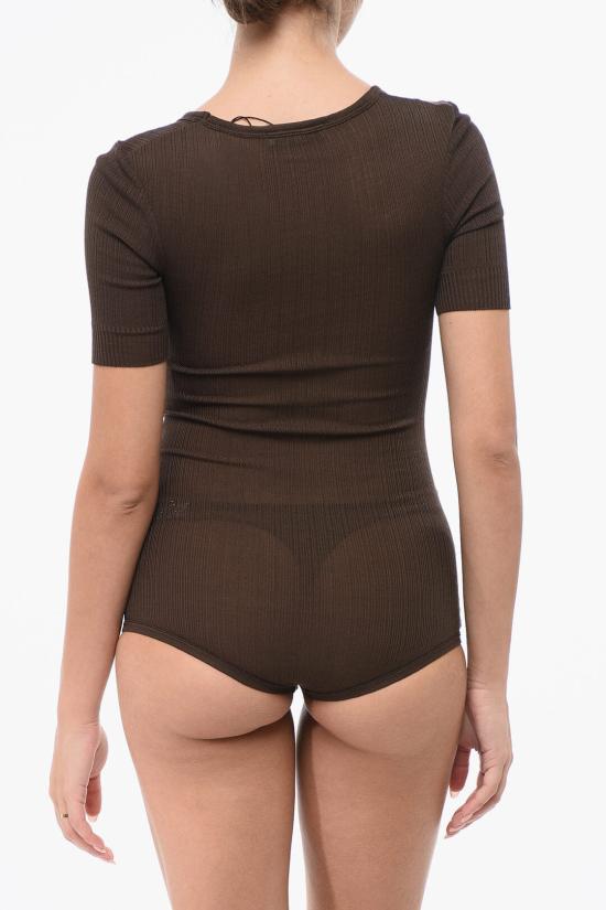  르메르 반팔 티셔츠 TO1158 LK1017 BR490 Brown - LEMAIRE