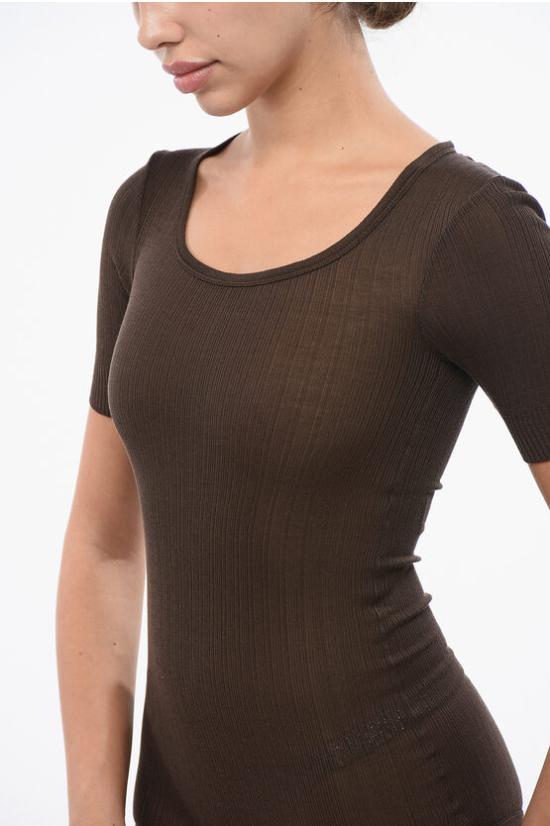  르메르 반팔 티셔츠 TO1158 LK1017 BR490 Brown - LEMAIRE