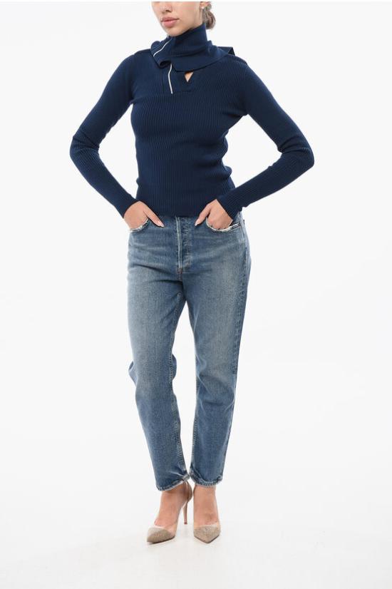  와이프로젝트 터틀넥 106TO005 Y38 NAVY Blue - Y PROJECT