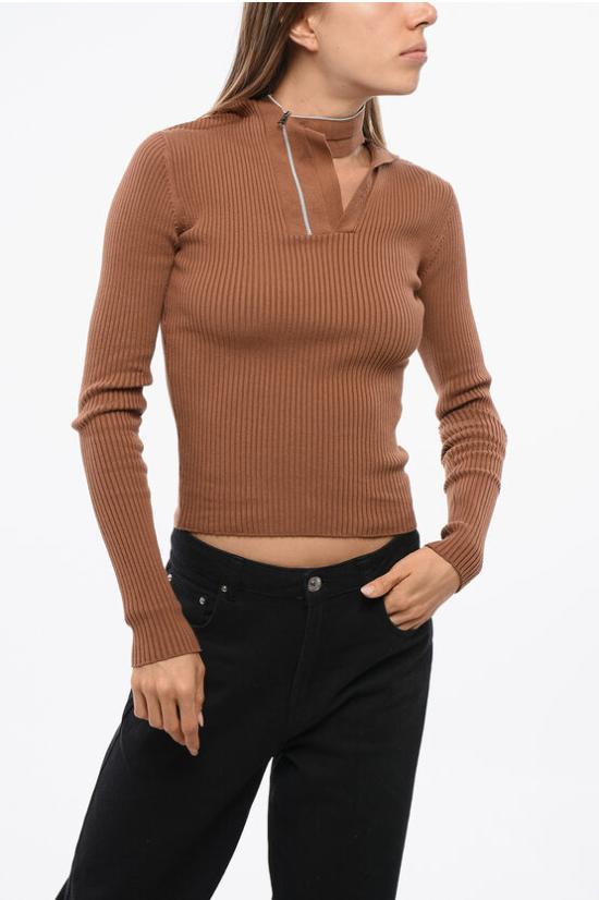  와이프로젝트 터틀넥 106TO005 Y38 RUST Brown