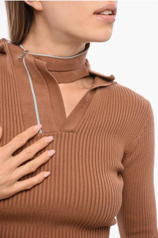  와이프로젝트 터틀넥 106TO005 Y38 RUST Brown - Y PROJECT