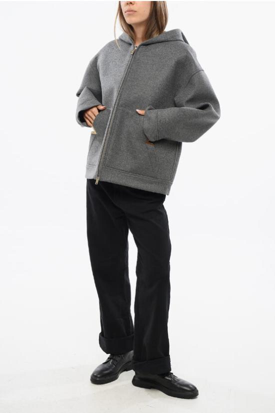  발렌티노 가라바니 후드 티셔츠 5B3CJ3A38M3 153 Gray - VALENTINO GARAVANI