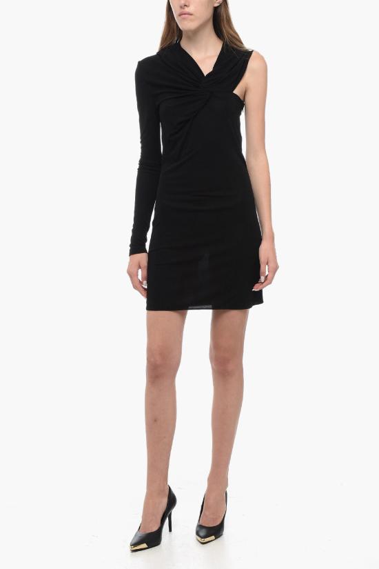  생로랑 롱 원피스 753164 Y7F93 1000 Black