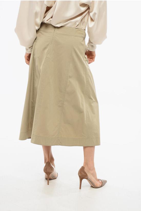  보테가베네타 롱 스커트 786369VA5Y0 9733 Beige - BOTTEGA VENETA