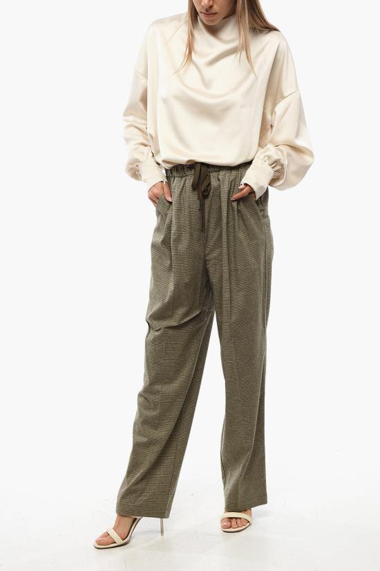  핑코 스트레이트 팬츠 104210A248 CS0 Green - PINKO