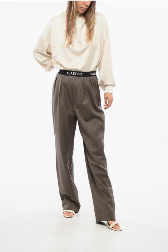  모스키노 스트레이트 팬츠 A0317 5417 0103 Brown - MOSCHINO