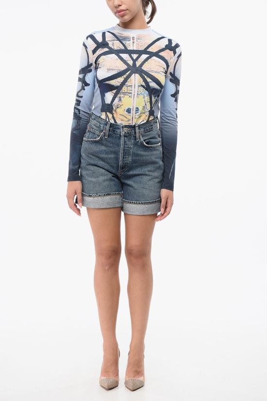  에이골디 데님 숏팬츠 A9197 1206 CONT Blue - AGOLDE