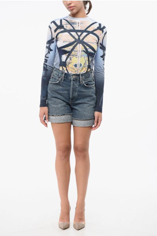  에이골디 데님 숏팬츠 A9197 1206 CONT Blue - AGOLDE