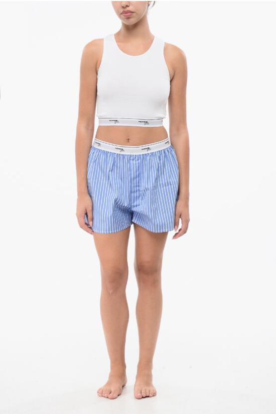  옴므 걸스 라운지 웨어 HGUN008 BLWHT Light blue - HOMME GIRLS