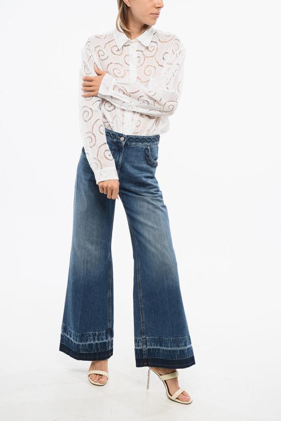  발렌티노 가라바니 데님 팬츠 5B3DD17Y8NH 558 Blue - VALENTINO GARAVANI