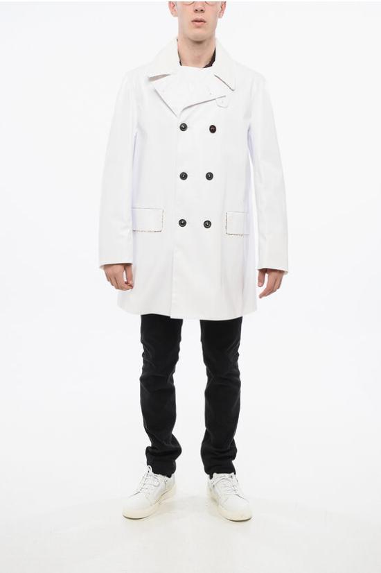  마르지엘라 트렌치 코트 SI1AM0004 S53549 100 White - MAISON MARGIELA