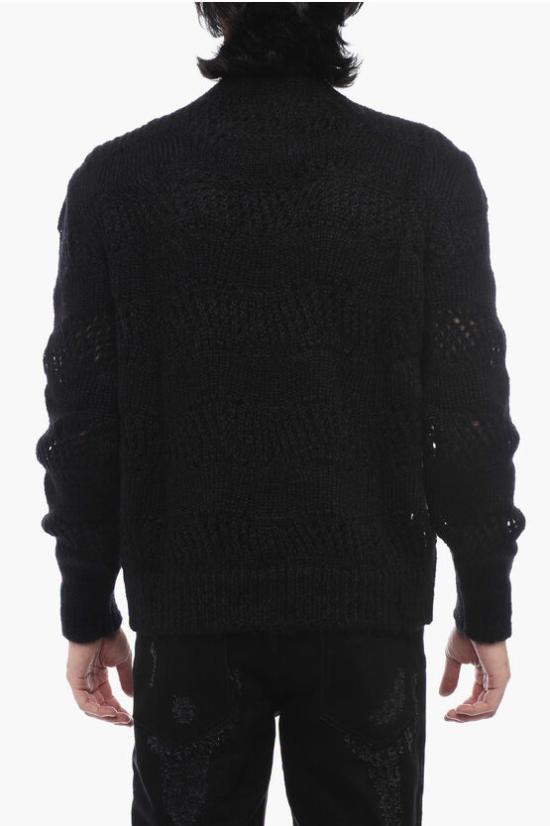  생로랑 스웨터 757039 Y76EZ 1000 Black - SAINT LAURENT