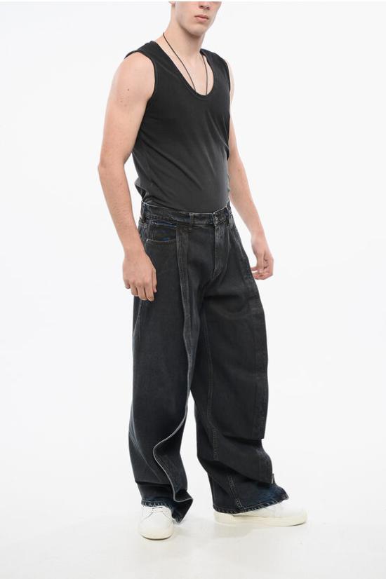  와이프로젝트 데님 팬츠 JEAN42 S23 BLACK NAVY Blue - Y PROJECT