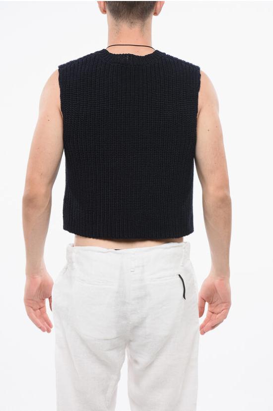  아워레가시 스웨터 M2233INCC NAVY CHUNKY COTTON RIB Blue - OUR LEGACY