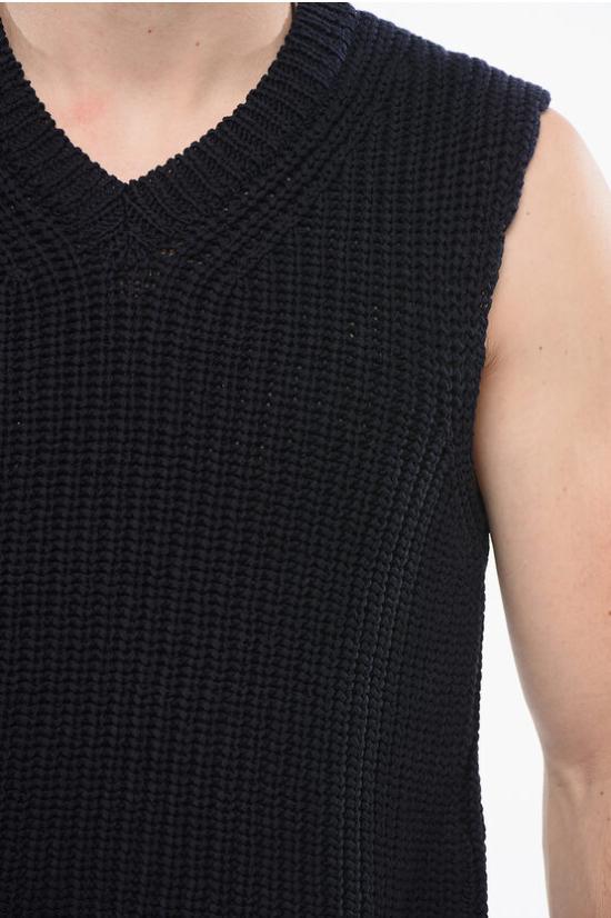  아워레가시 스웨터 M2233INCC NAVY CHUNKY COTTON RIB Blue - OUR LEGACY