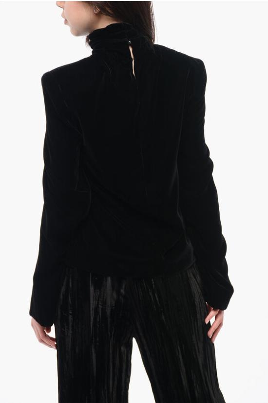  생로랑 민소매 티셔츠 770529 Y1H02 1000 Black - SAINT LAURENT