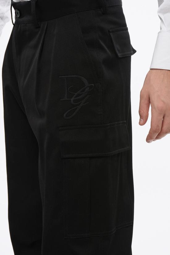  돌체앤가바나 카고 팬츠 GP03KZ FUFMU N0000 Black - DOLCE & GABBANA