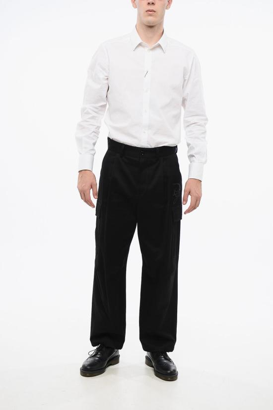  돌체앤가바나 카고 팬츠 GP03KZ FUFMU N0000 Black - DOLCE & GABBANA