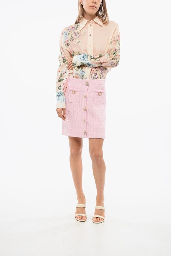  셀프 포트레이트 숏 스커트 PF24 128SK P PINK Pink - SELF PORTRAIT