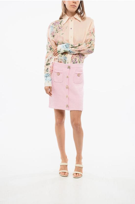  셀프 포트레이트 숏 스커트 PF24 128SK P PINK Pink - SELF PORTRAIT