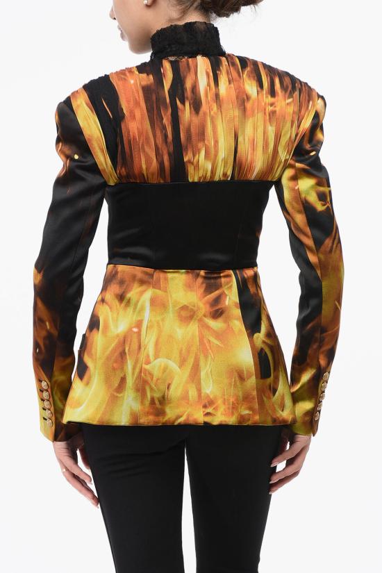  발망 수트 자켓 AF0SM170MC58EHI Orange - BALMAIN