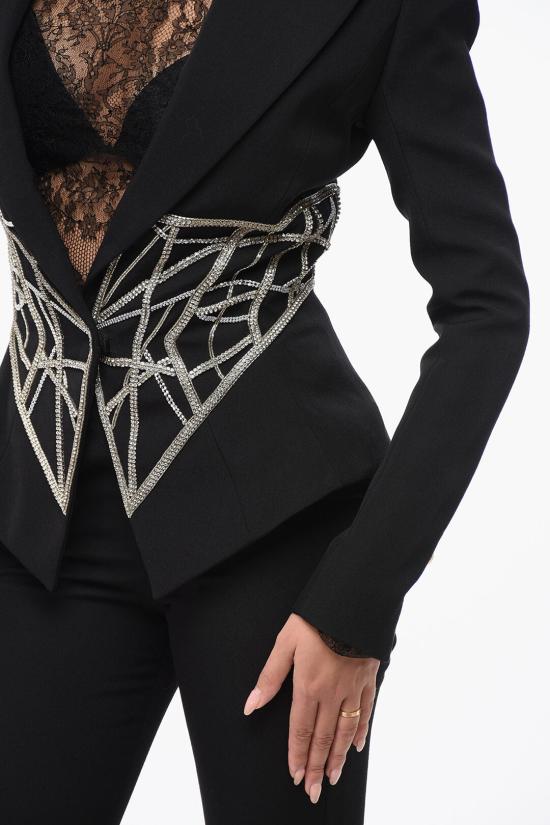  발망 수트 자켓 AF0SE007PB85EAC Black - BALMAIN