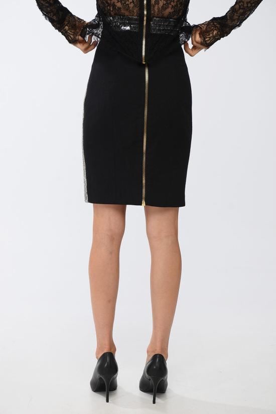  발망 숏 스커트 AF0LC131PB82EAC Black - BALMAIN