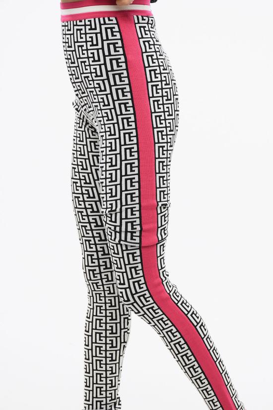  발망 레깅스 YF2PD005KB02EEB Black White - BALMAIN