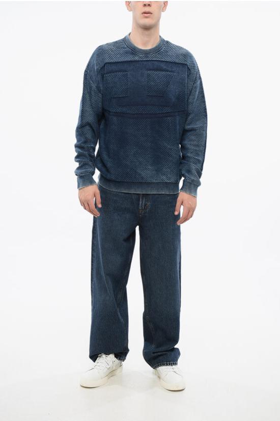  디젤 스웨터 A15476 0AJCY 8AT Blue - DIESEL