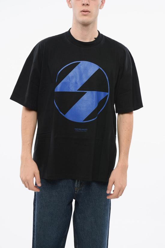  더 샐비지스 반팔 티셔츠 AW221020BLK BLACK Blue