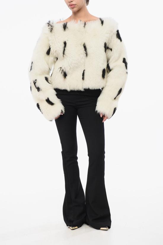  발망 긴팔 티셔츠 YF1AO083LB72GAB White - BALMAIN