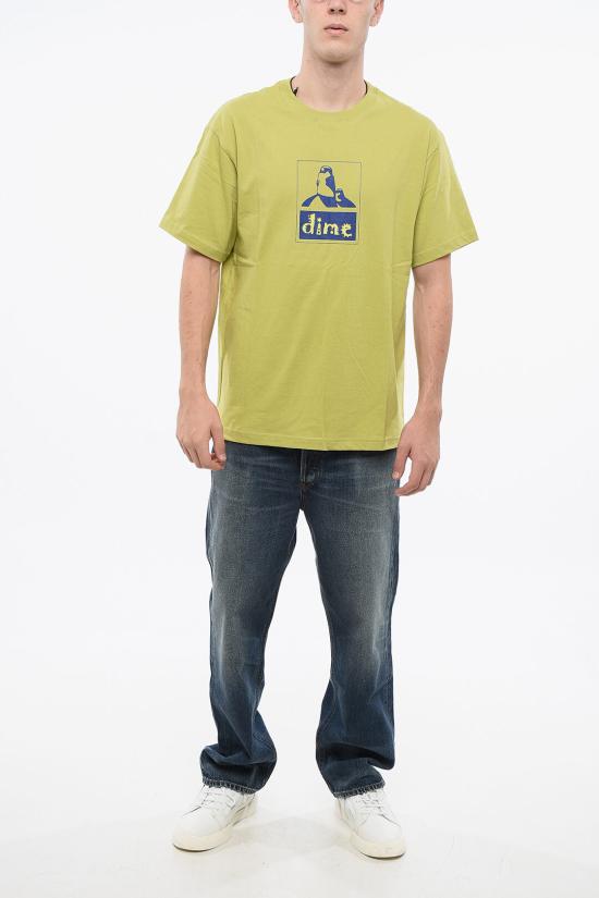  다임 반팔 티셔츠 DIME23D1F24OLI OLIVE Green - DIME