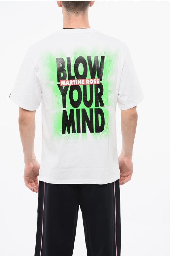  마틴로즈 반팔 티셔츠 MRSS24603B WHBLYM White - MARTINE ROSE