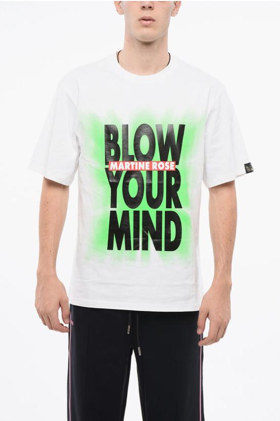  마틴로즈 반팔 티셔츠 MRSS24603B WHBLYM White