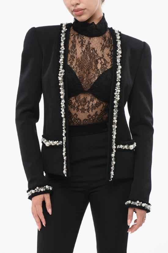  발망 수트 자켓 YF1SK065PB29EFX Black