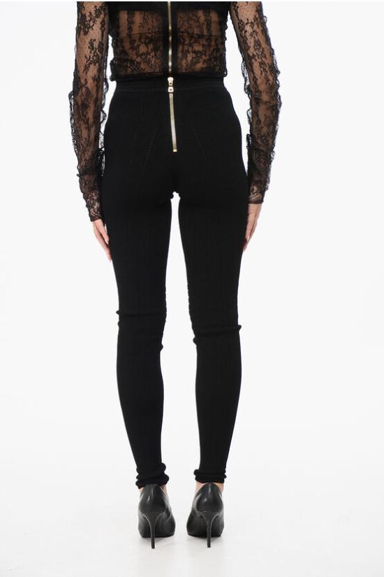  발망 레깅스 YF0PD004KC940PA Black - BALMAIN