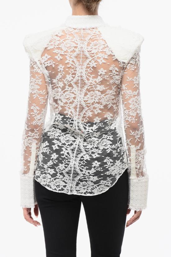  발망 블라우스 YF0HS210CC600FA White - BALMAIN