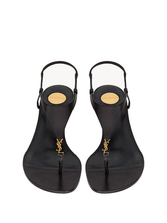 25SS 생로랑 샌들 825275 AADF1 1000 Black - SAINT LAURENT