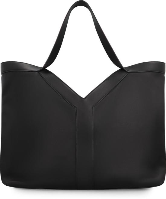 25FW 생로랑 Y 토트 그레인드 레더  820672AAEIF 1000 Black - SAINT LAURENT