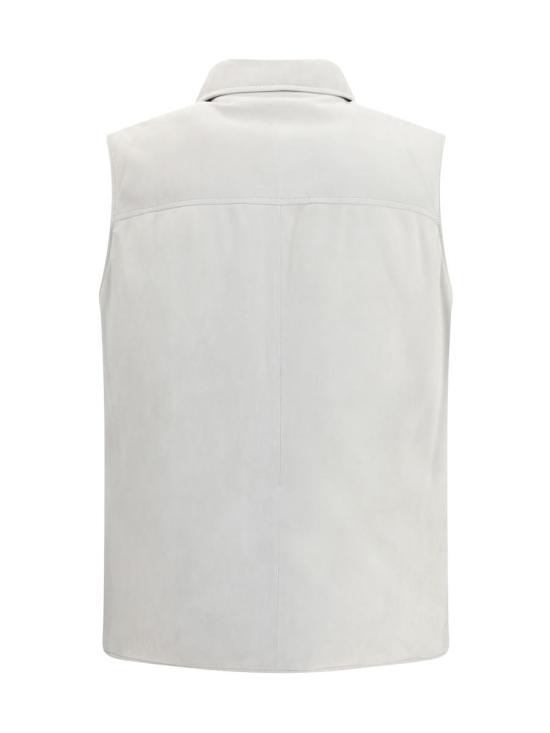 25FW 브루넬로 쿠치넬리 베스트 MPCLF2047 C4245 GREY - BRUNELLO CUCINELLI