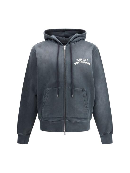 25FW 아미리 집업 니트 AMJYHD1132 BLACK Black